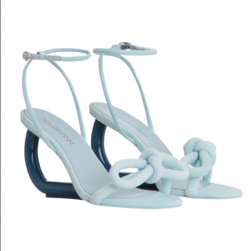 NWT Zimmermann sculptural bow sandals, size 8